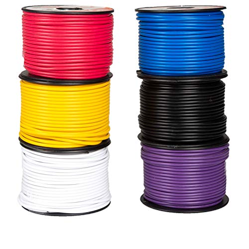 IRON FORGE 16 Gauge Automotive Wire - 10 Roll Assortment With Dispenser Box (10 Ft Each) - View #7