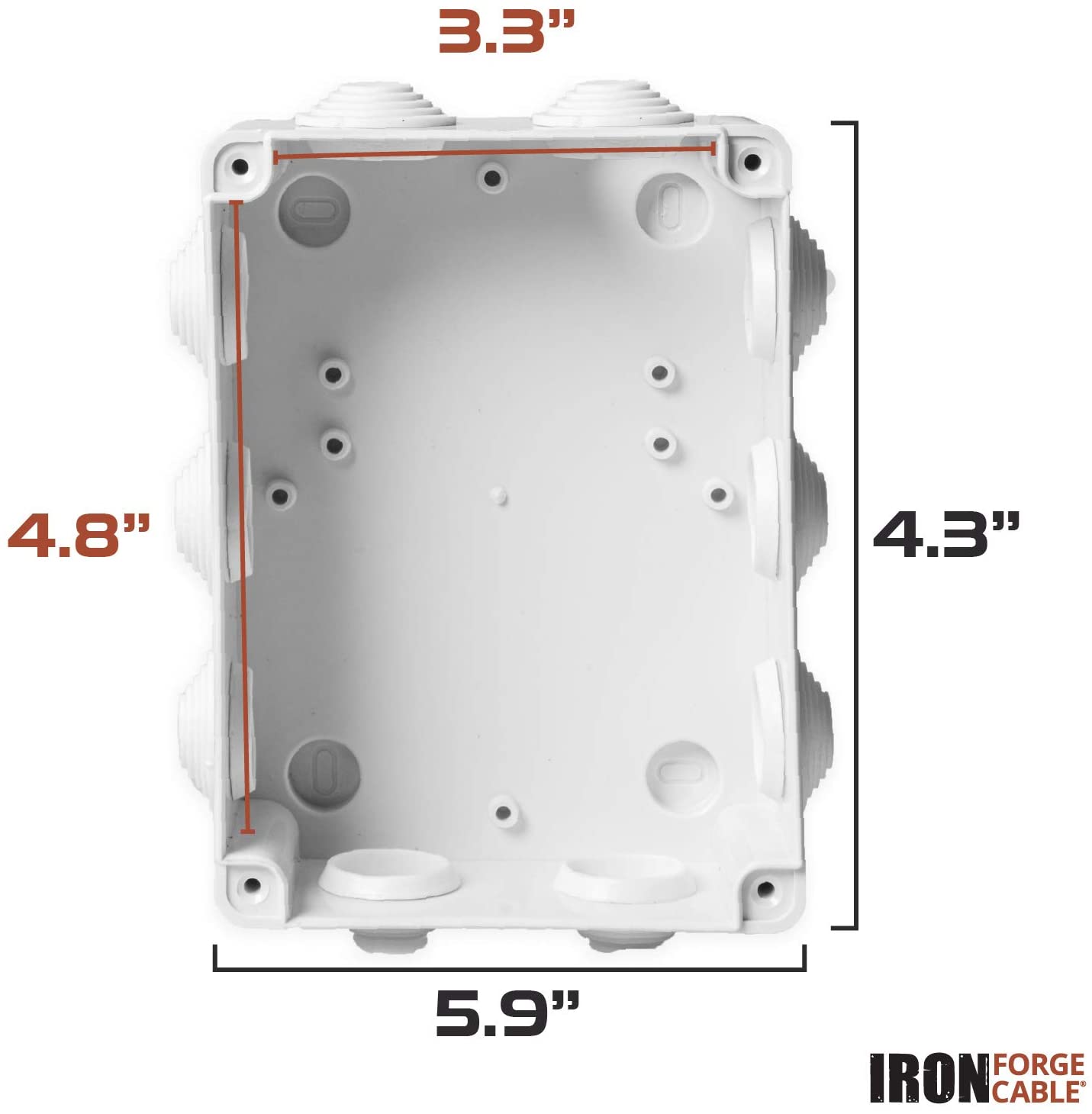 IP68 Waterproof Junction Box 4-way | Electrical Connector 450 V 24 A for 3–6 / 4–8 / 8–12 / 10–14 mm Cables | M686-S IP68 Waterproof Junction Box 4-way | Electrical Connector 450 V 24 A for 3–6 / 4–8 / 8–12 / 10–14 mm Cables | M686-S